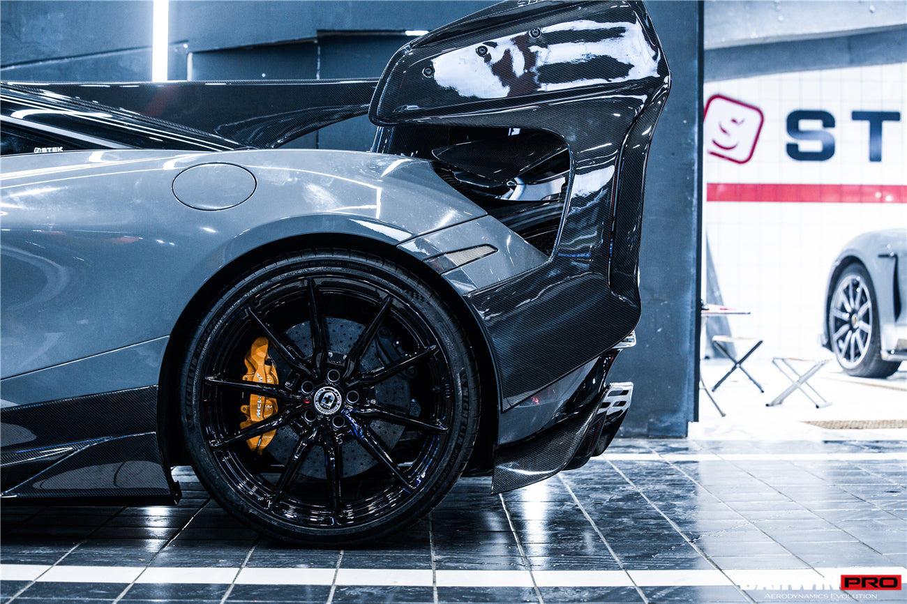 720s Rear Diffuser 2017-2023 McLaren 720s BKSS Style Carbon Fiber Rear Diffuser