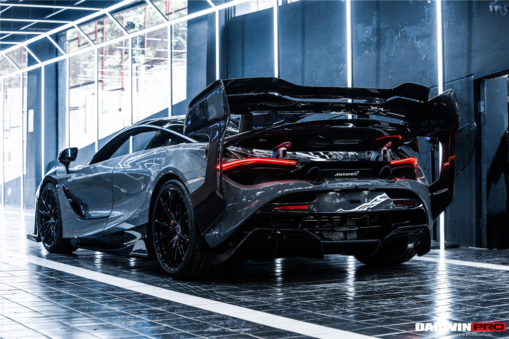 720s Rear 2017-2023 McLaren 720s BKSS Style Carbon Fiber Rear Diffuser