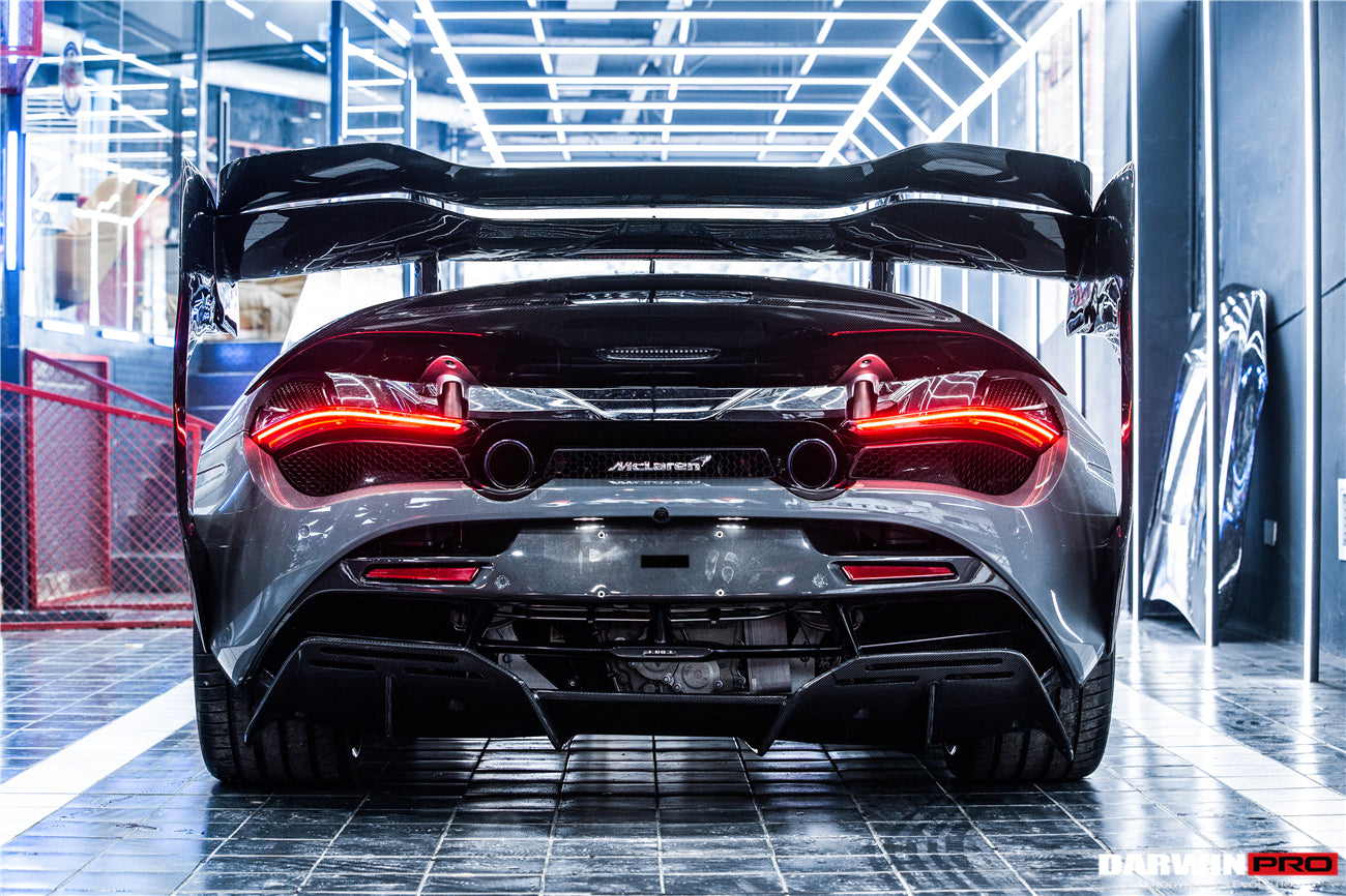 720s Rear 2017-2023 McLaren 720s BKSS Style Carbon Fiber Rear Diffuser
