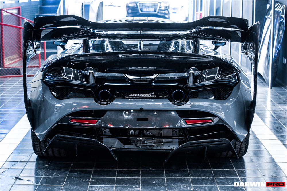 2017-2023 McLaren 720s BKSS Style Carbon Fiber Rear Diffuser