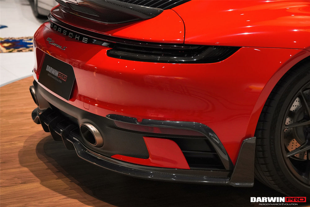 Embellecedores de ventilación para parachoques trasero estilo BKSSII para Porsche 911 992 Carrera, 4, 4S, Targa y Cabriolet SD-Sport Design Model DarwinPRO 2019-2024