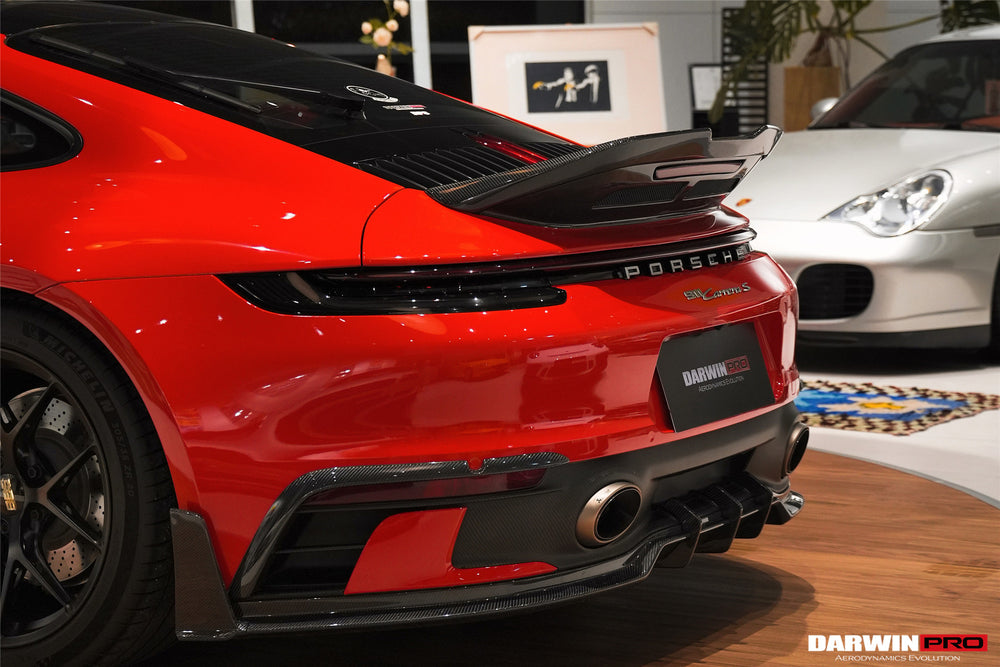 DarwinPRO 2019-2024 Porsche 911 992 Carrera & 4 & 4S & Targa & Cabriolet SD-Sport Design Model BKSSII Style Rear Lip