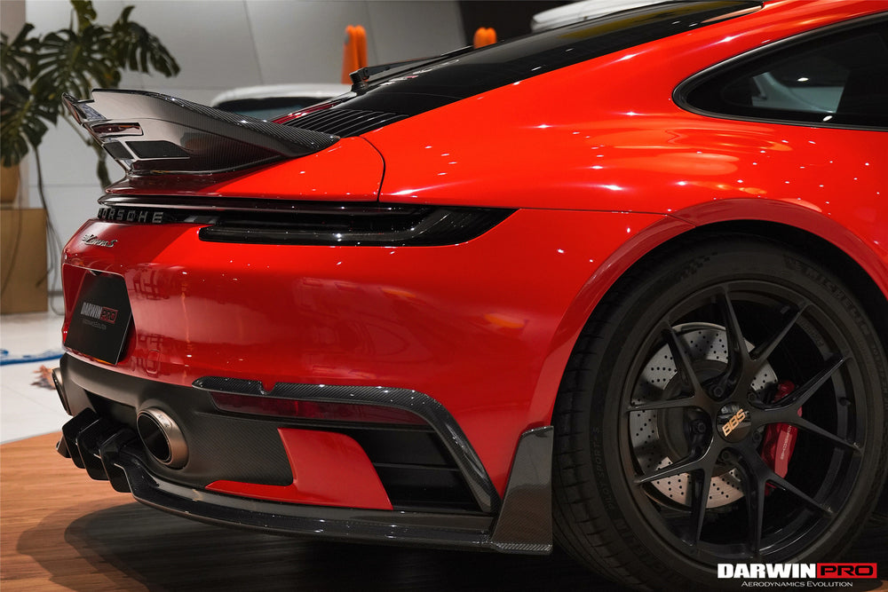 DarwinPRO 2019-2024 Porsche 911 992 Carrera & 4 & 4S & Targa & Cabriolet SD-Sport Design Model BKSSII Style Rear Bumper Vent Trims