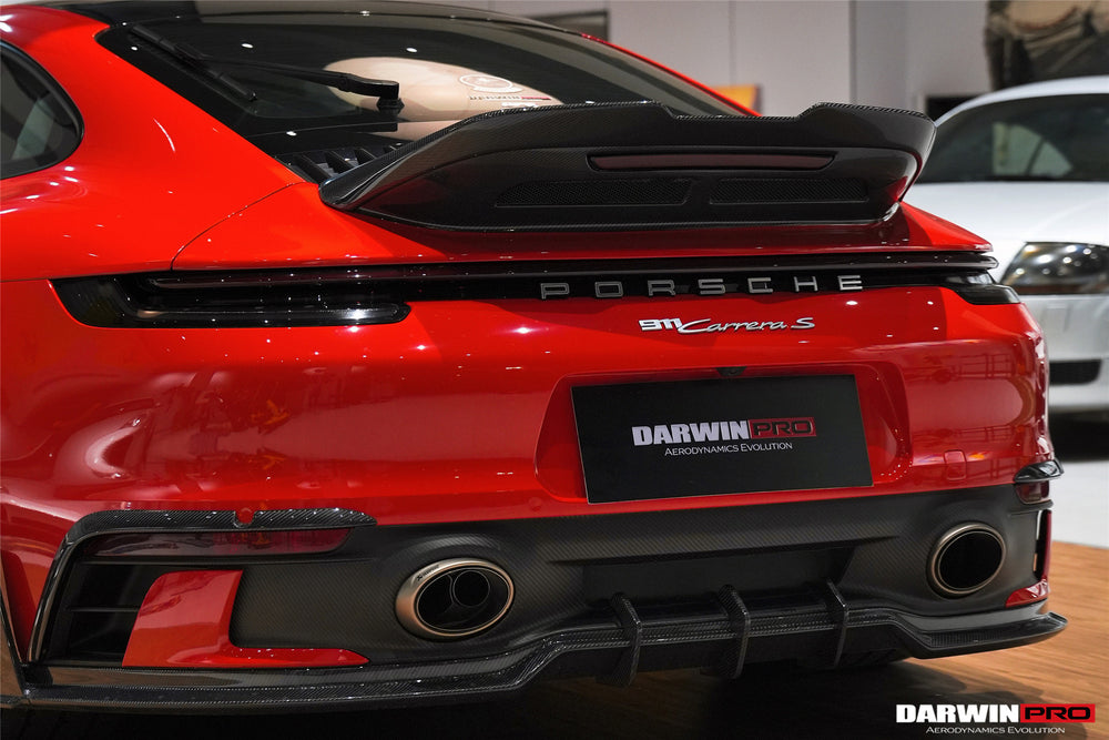 DarwinPRO 2019-2024 Porsche 911 992 Carrera & 4 & 4S & Targa & Cabriolet SD-Sport Design Model BKSSII Style Rear Lip - DarwinPRO Aerodynamics