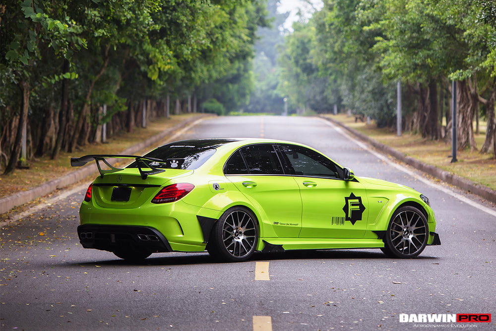 2015-2021 Mercedes Benz W205 C63 & S AMG Sedan IMP Performance Partial Carbon Fiber Full Body Kit - DarwinPRO Aerodynamics