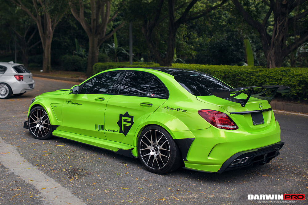 2015-2021 Mercedes Benz W205 C63 & S AMG Sedan IMP Performance Partial Carbon Fiber Full Body Kit - DarwinPRO Aerodynamics