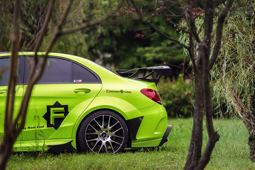 2015-2021 Mercedes Benz W205 C63 & S AMG Sedan IMP Performance Partial Carbon Fiber Full Body Kit - DarwinPRO Aerodynamics