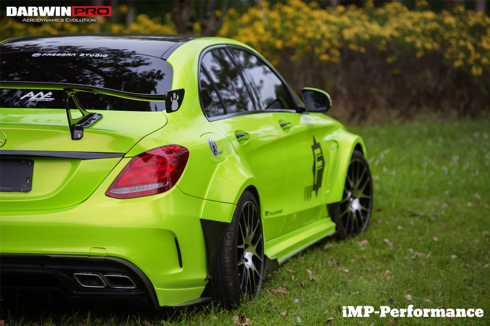 2015-2021 Mercedes Benz W205 C63 & S AMG Sedan IMP Performance Partial Carbon Fiber Full Body Kit - DarwinPRO Aerodynamics