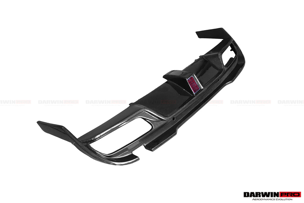 2015-2021 Mercedes Benz W205 C63 S AMG Sedan IMP Performance Carbon Fiber Rear Diffuser with Caps