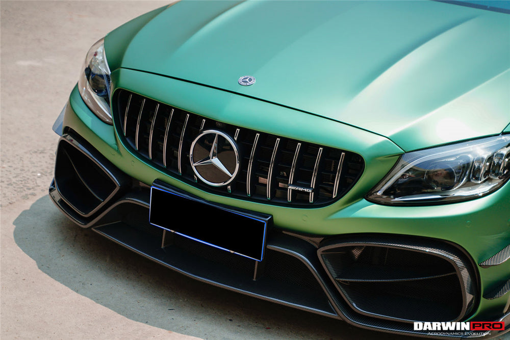 2015-2018 Mercedes Benz W205 C63 & S AMG Coupe IMP Performance Partial Carbon Fiber Full Body Kit - DarwinPRO Aerodynamics