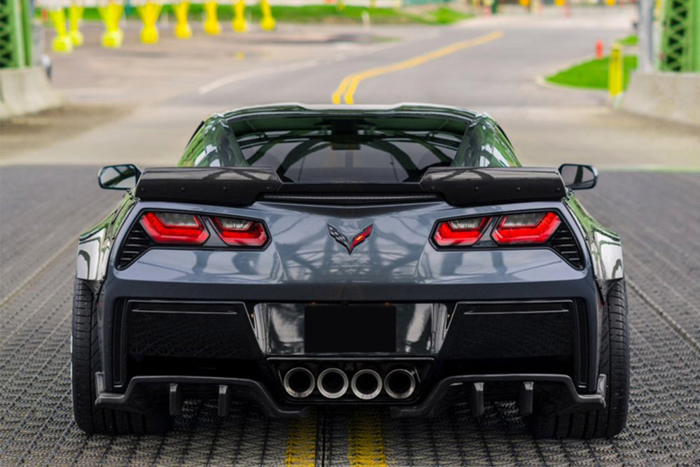 Alerón de fibra de carbono para maletero Corvette C7 Z51 Z06 Grandsport 2013-2019
