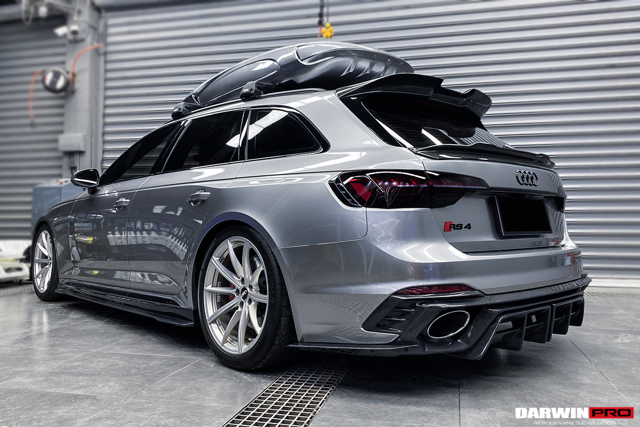 Rs4 Rear Spoiler 2017-2024 Audi RS4 B9 B9.5 & S4 B9 B9.5 BKSS Style Rear Decklid Spoiler