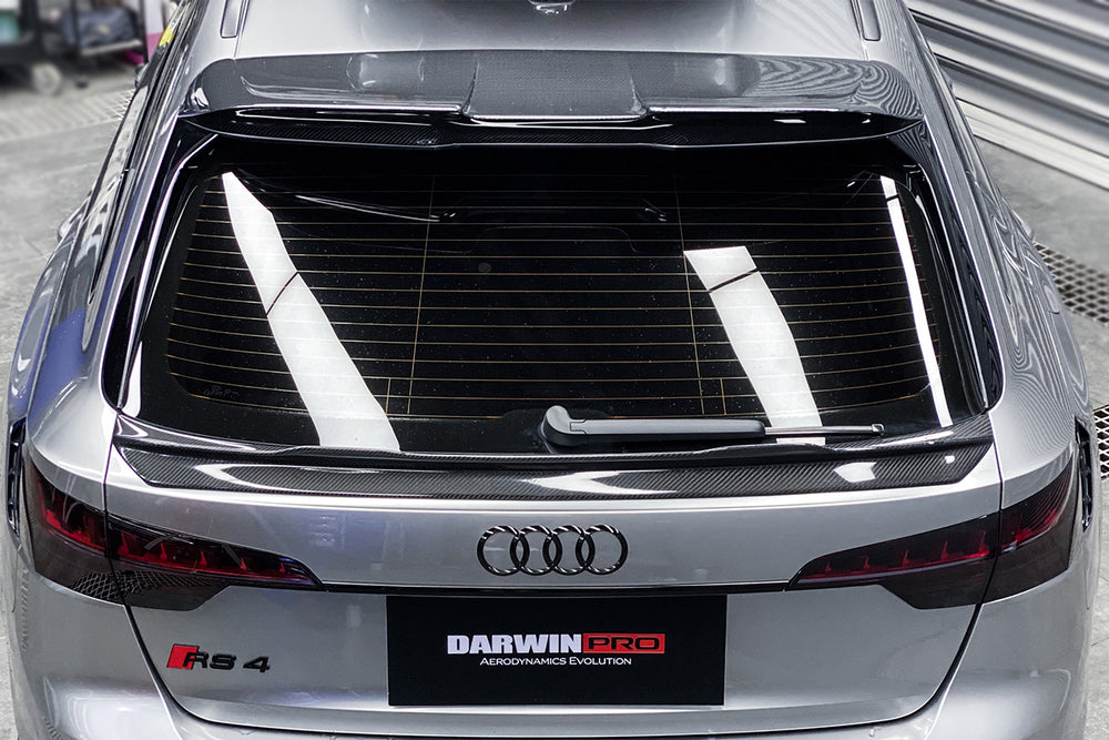 Rs4 Rear Spoiler 2017-2024 Audi RS4 B9 B9.5 & S4 B9 B9.5 BKSS Style Rear Decklid Spoiler