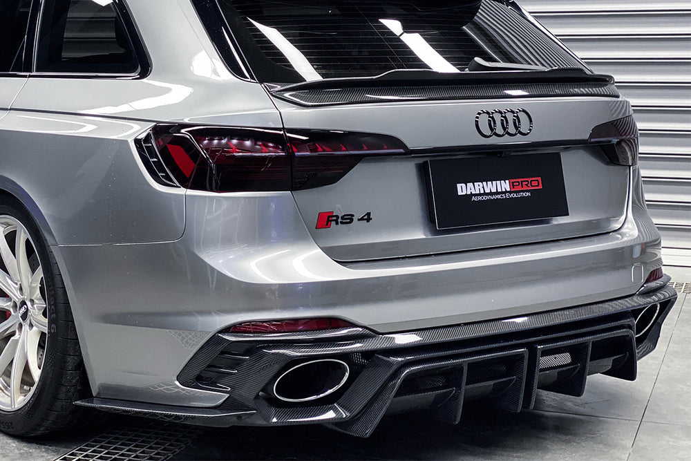 Rs4 Rear Spoiler 2017-2024 Audi RS4 B9 B9.5 & S4 B9 B9.5 BKSS Style Rear Decklid Spoiler