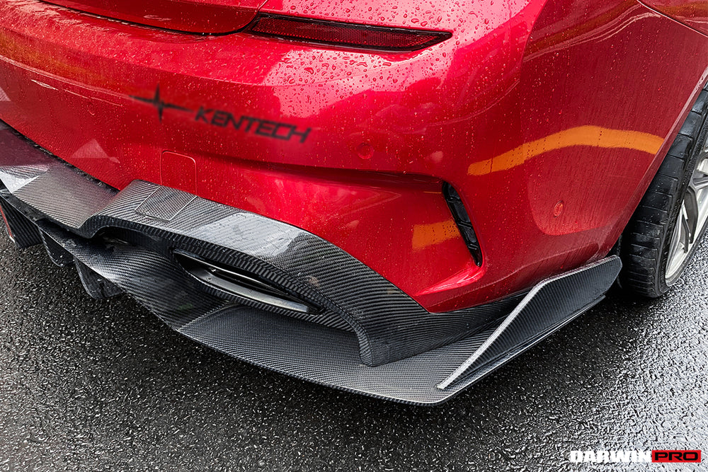 2019-2022 BMW 3 Series G20  G28 BKSS Style Carbon Fiber Rear Diffuser