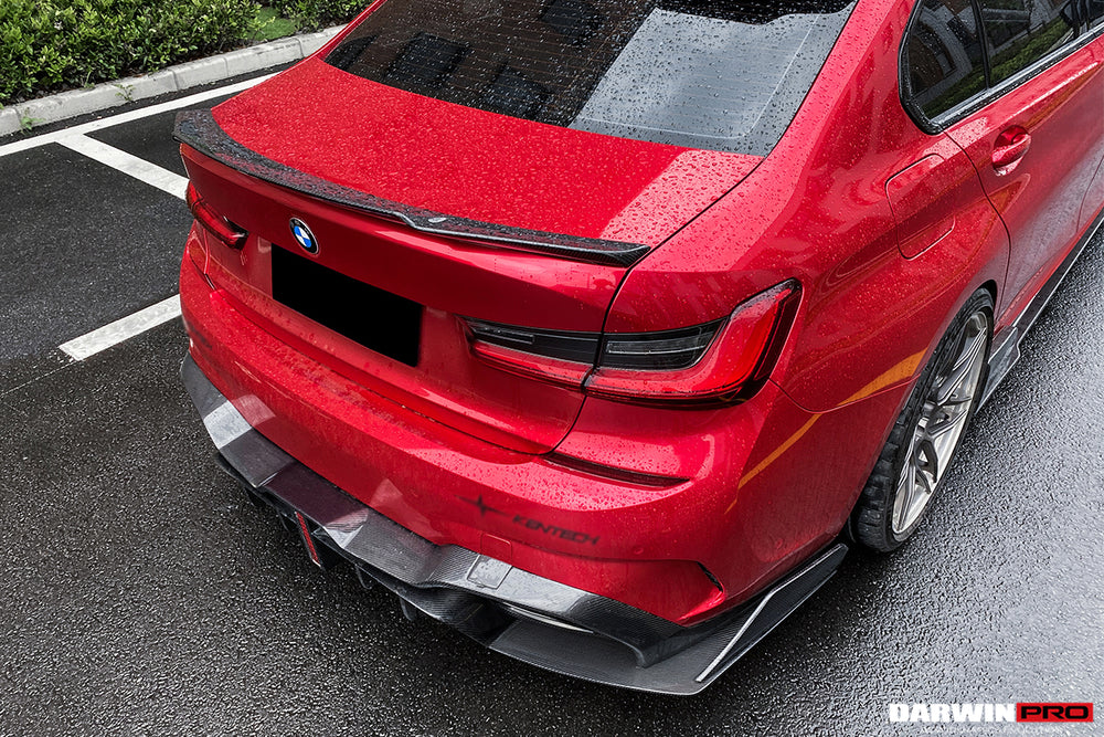 2019-2022 BMW 3 Series G20  G28 BKSS Style Carbon Fiber Rear Diffuser