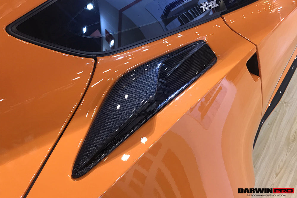 Ventilaciones del panel trasero estilo Grandsport para Corvette C7 Z06 Z51 2013-2019