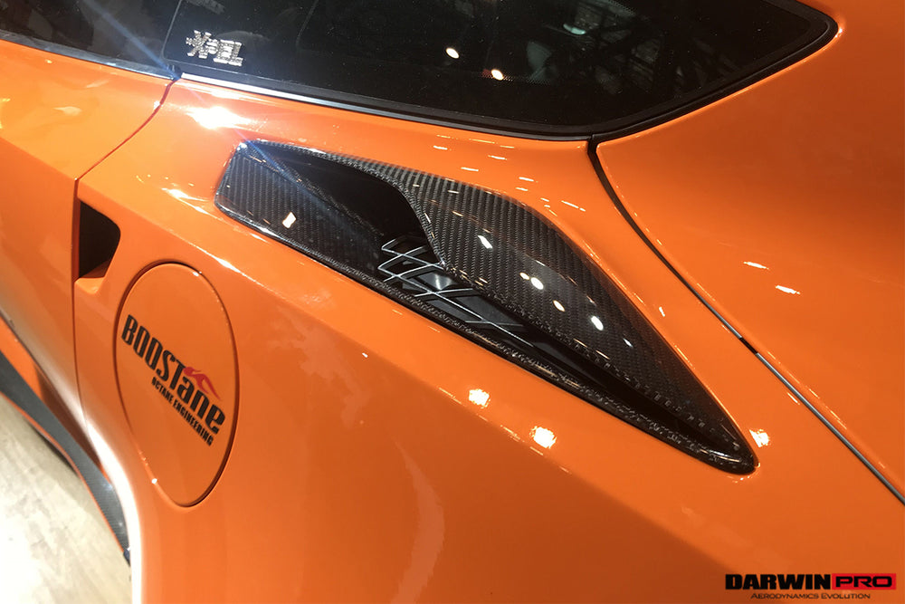 Ventilaciones del panel trasero estilo Grandsport para Corvette C7 Z06 Z51 2013-2019