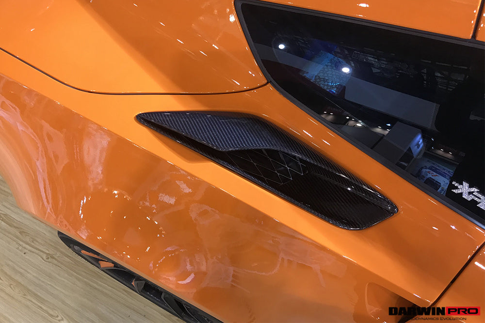Ventilaciones del panel trasero estilo Grandsport para Corvette C7 Z06 Z51 2013-2019
