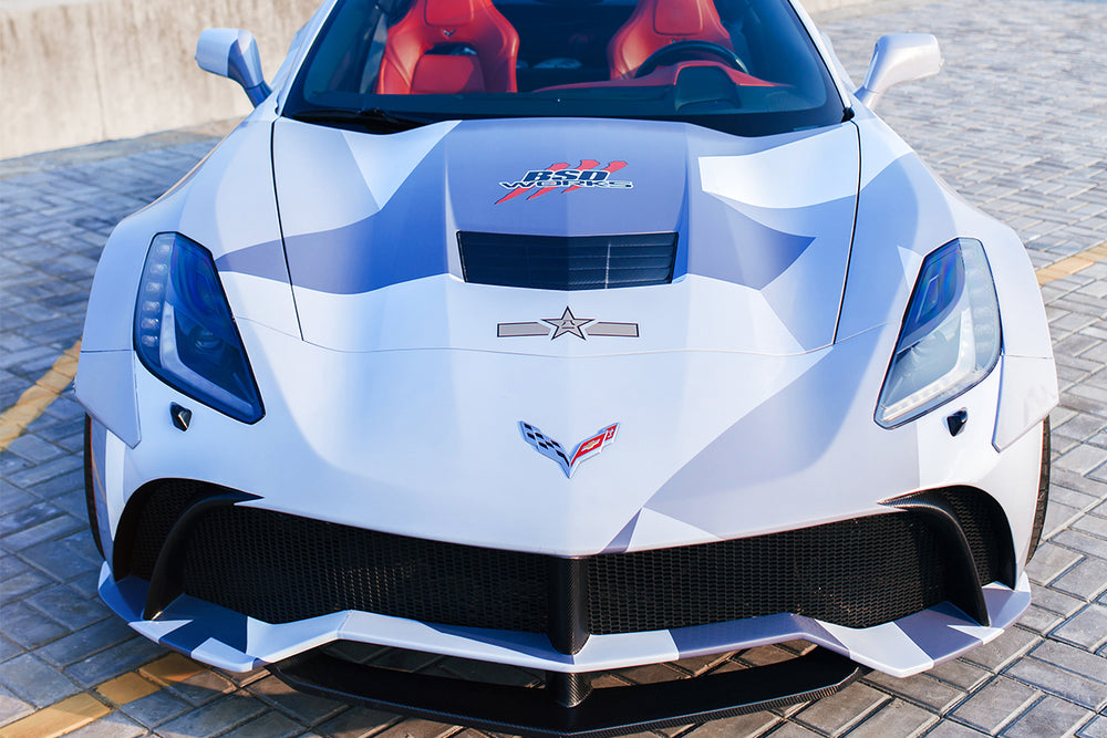 2013-2017 Corvette C7 Z51 Carbon Fiber Hood Scoope Vents