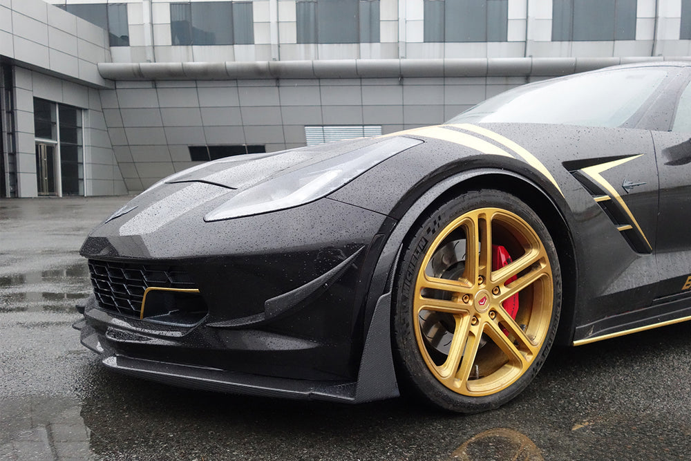Guardabarros de fibra de carbono para Corvette Z06 Grandsport 2013-2019