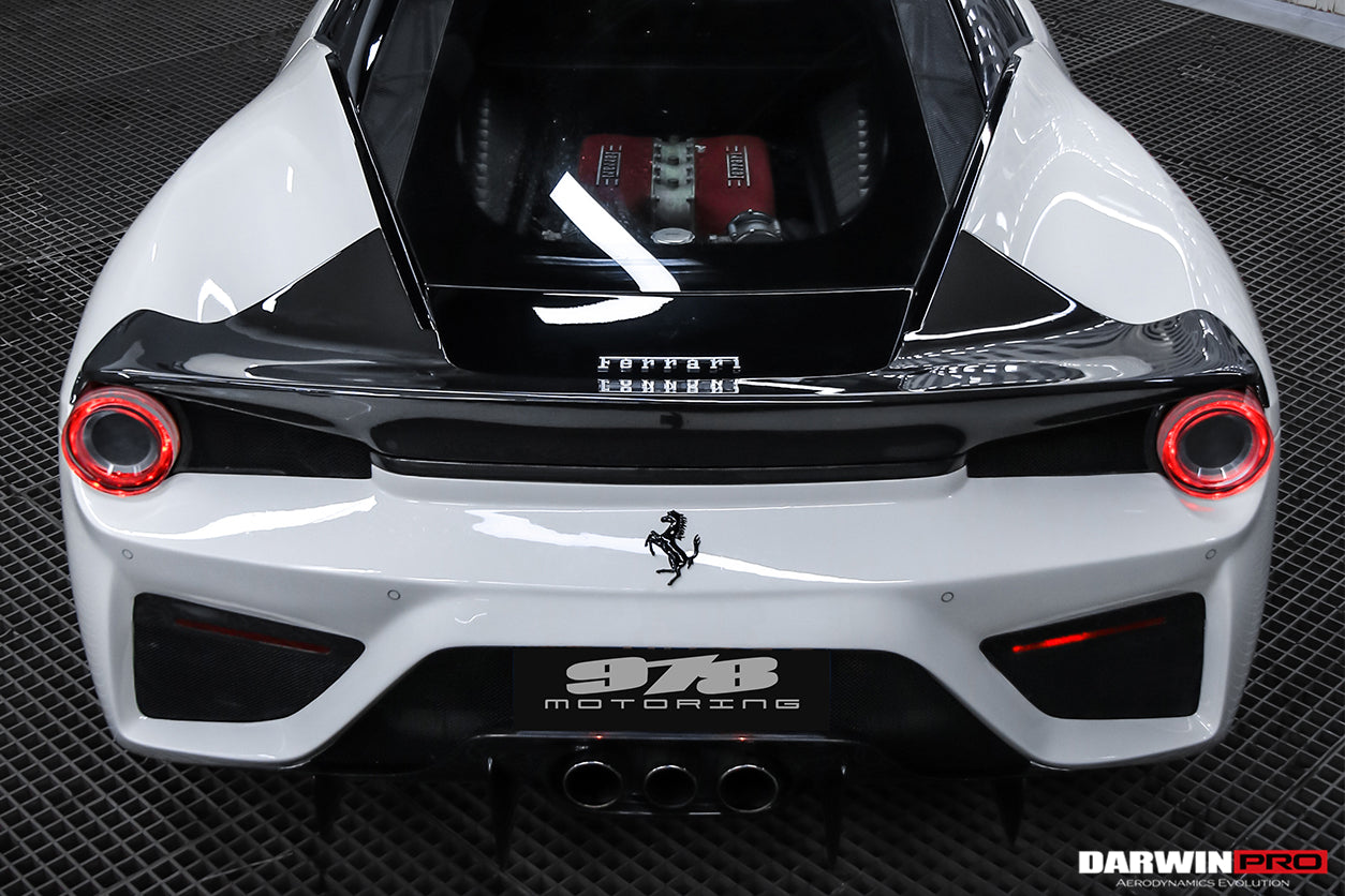458 Rear Mesh 2010-2015 Ferrari 458 Italia Partial Carbon Fiber Rear Bumper And Fiber ...