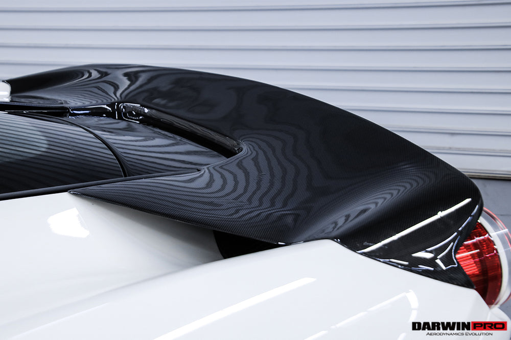 DarwinPRO 2010-2015 Ferrari 458 Coupe BKSS Style Partial Carbon Fiber Rear Bumper And Carbon Fiber Trunk With Tail Light Cover - DarwinPRO Aerodynamics