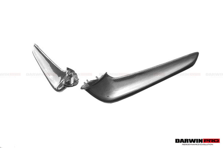 2010-2015 Ferrari 458 Coupe Spider Carbon Fiber Front Canards - DarwinPRO Aerodynamics