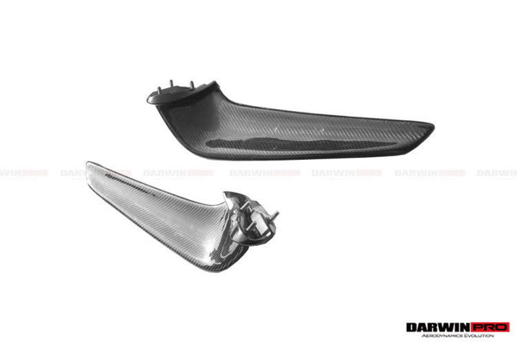 2010-2015 Ferrari 458 Coupe Spider Carbon Fiber Front Canards - DarwinPRO Aerodynamics