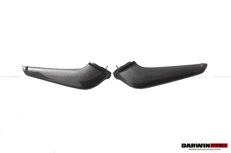 2010-2015 Ferrari 458 Coupe Spider Carbon Fiber Front Canards - DarwinPRO Aerodynamics