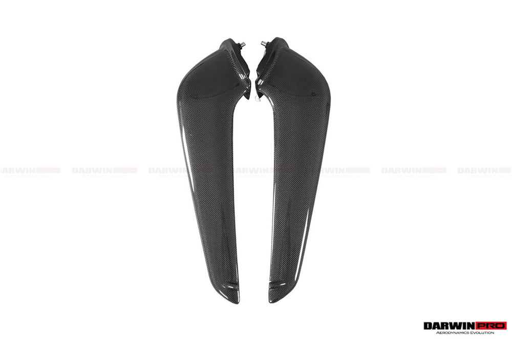 2010-2015 Ferrari 458 Coupe Spider Carbon Fiber Front Canards - DarwinPRO Aerodynamics
