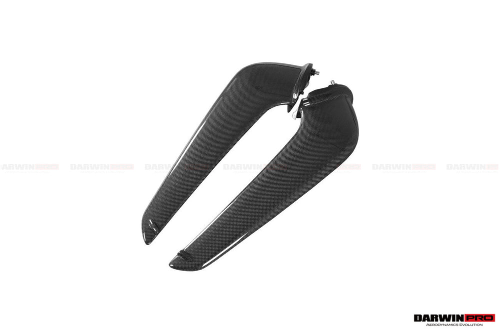 2010-2015 Ferrari 458 Coupe Spider Carbon Fiber Front Canards - DarwinPRO Aerodynamics