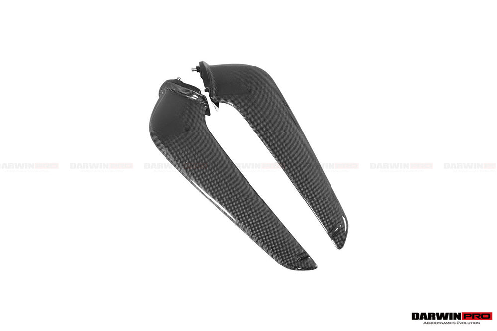2010-2015 Ferrari 458 Coupe Spider Carbon Fiber Front Canards - DarwinPRO Aerodynamics