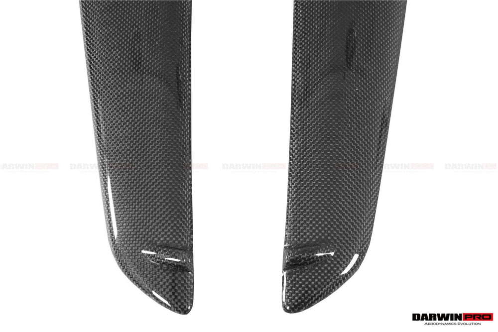 2010-2015 Ferrari 458 Coupe Spider Carbon Fiber Front Canards - DarwinPRO Aerodynamics