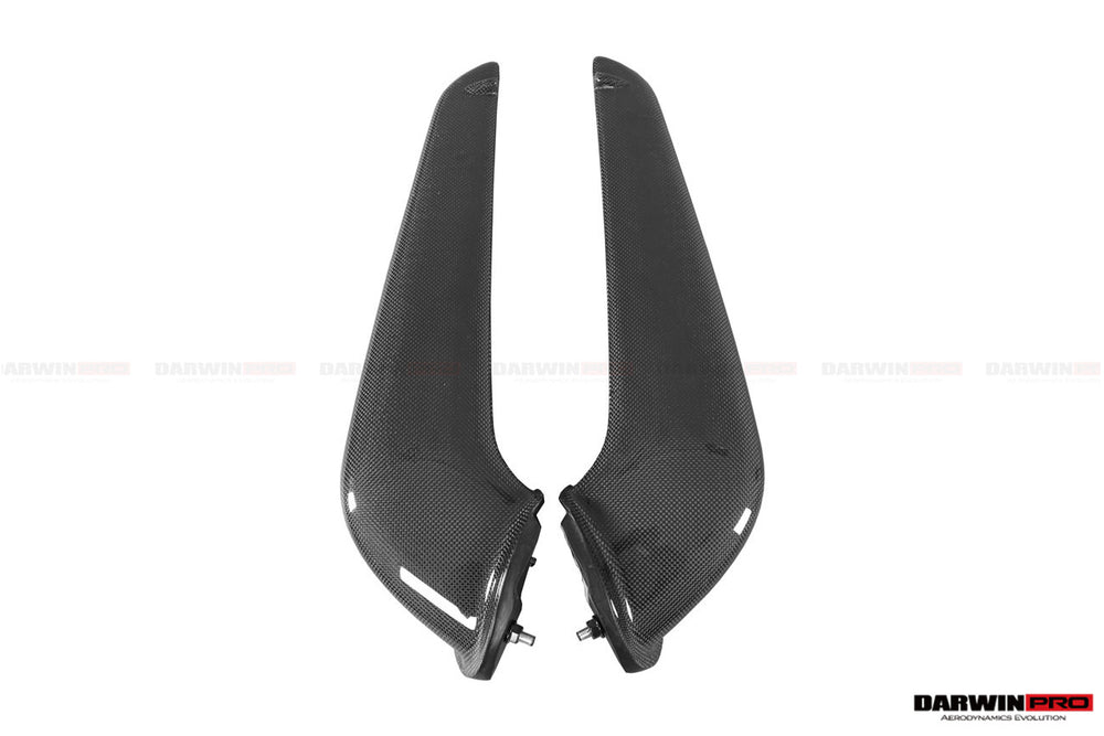 2010-2015 Ferrari 458 Coupe Spider Carbon Fiber Front Canards - DarwinPRO Aerodynamics