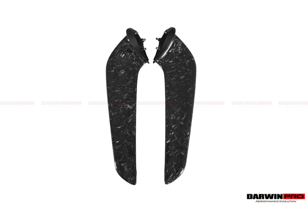 2010-2015 Ferrari 458 Coupe Spider Carbon Fiber Front Canards - DarwinPRO Aerodynamics
