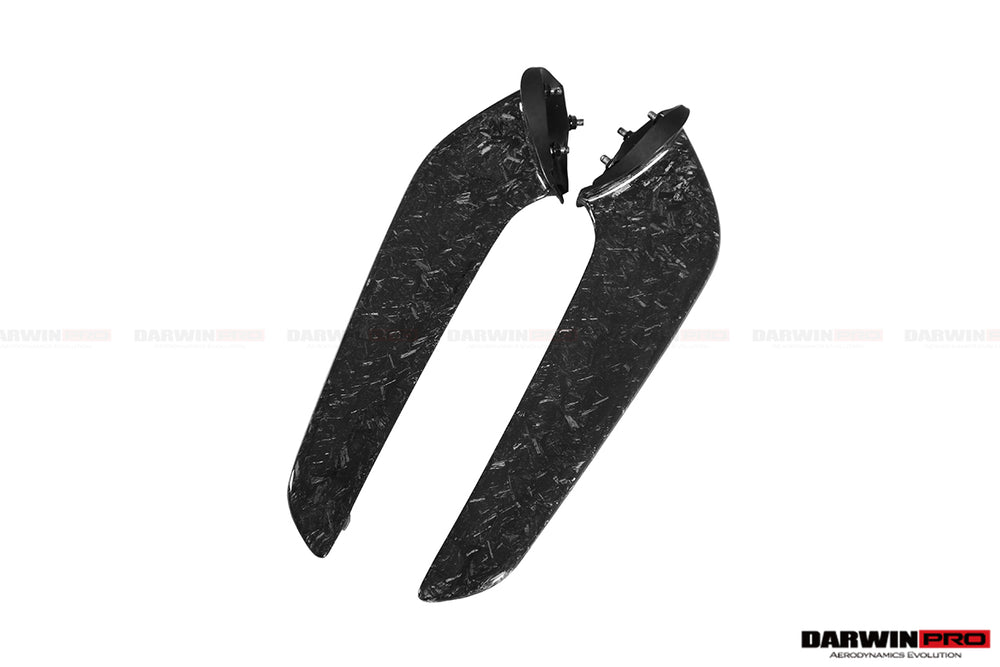 2010-2015 Ferrari 458 Coupe Spider Carbon Fiber Front Canards - DarwinPRO Aerodynamics