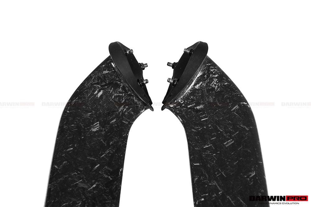 2010-2015 Ferrari 458 Coupe Spider Carbon Fiber Front Canards - DarwinPRO Aerodynamics