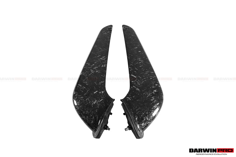 2010-2015 Ferrari 458 Coupe Spider Carbon Fiber Front Canards - DarwinPRO Aerodynamics