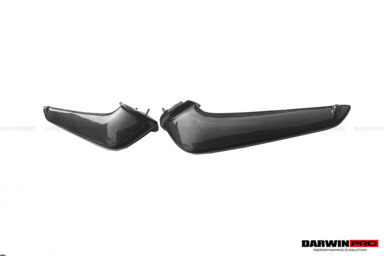2010-2015 Ferrari 458 Coupe Spider Carbon Fiber Front Canards - DarwinPRO Aerodynamics
