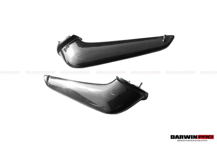 2010-2015 Ferrari 458 Coupe Spider Carbon Fiber Front Canards - DarwinPRO Aerodynamics