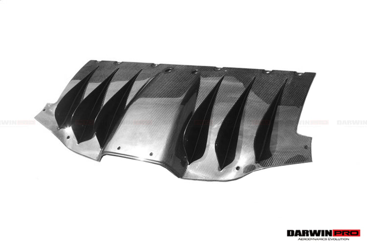 2010-2015 Ferrari 458 Coupe Spider Carbon Fiber Rear Diffuser - DarwinPRO Aerodynamics