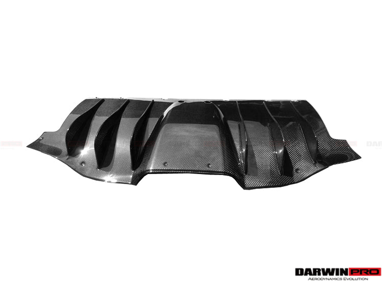 2010-2015 Ferrari 458 Coupe Spider Carbon Fiber Rear Diffuser - DarwinPRO Aerodynamics