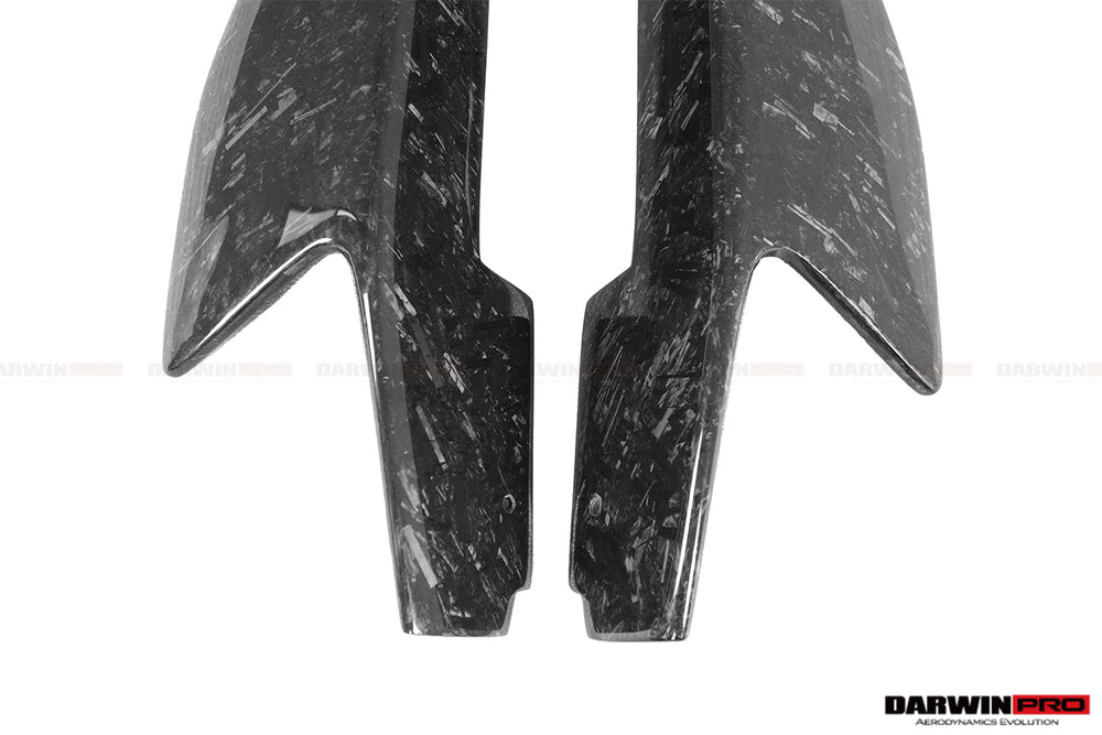 2010-2015 Ferrari 458 Coupe    Spider Speciale Style Carbon Fiber Side Skirts Canards - DarwinPRO Aerodynamics
