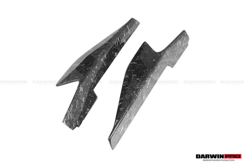2010-2015 Ferrari 458 Coupe    Spider Speciale Style Carbon Fiber Side Skirts Canards - DarwinPRO Aerodynamics