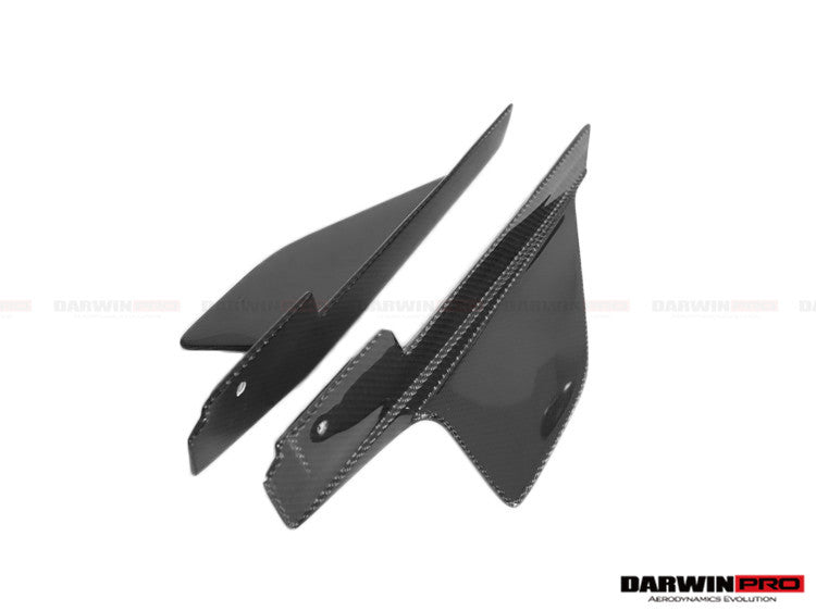 2010-2015 Ferrari 458 Coupe    Spider Speciale Style Carbon Fiber Side Skirts Canards - DarwinPRO Aerodynamics