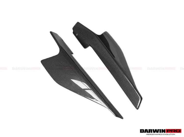 2010-2015 Ferrari 458 Coupe    Spider Speciale Style Carbon Fiber Side Skirts Canards - DarwinPRO Aerodynamics