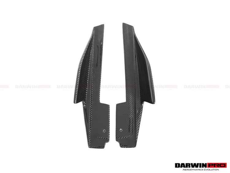 2010-2015 Ferrari 458 Coupe    Spider Speciale Style Carbon Fiber Side Skirts Canards - DarwinPRO Aerodynamics