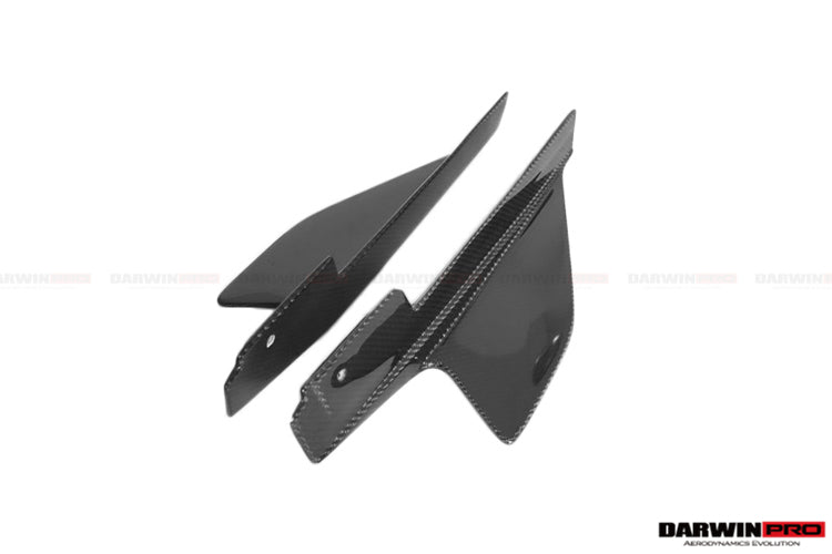 2010-2015 Ferrari 458 Coupe    Spider Speciale Style Carbon Fiber Side Skirts Canards - DarwinPRO Aerodynamics