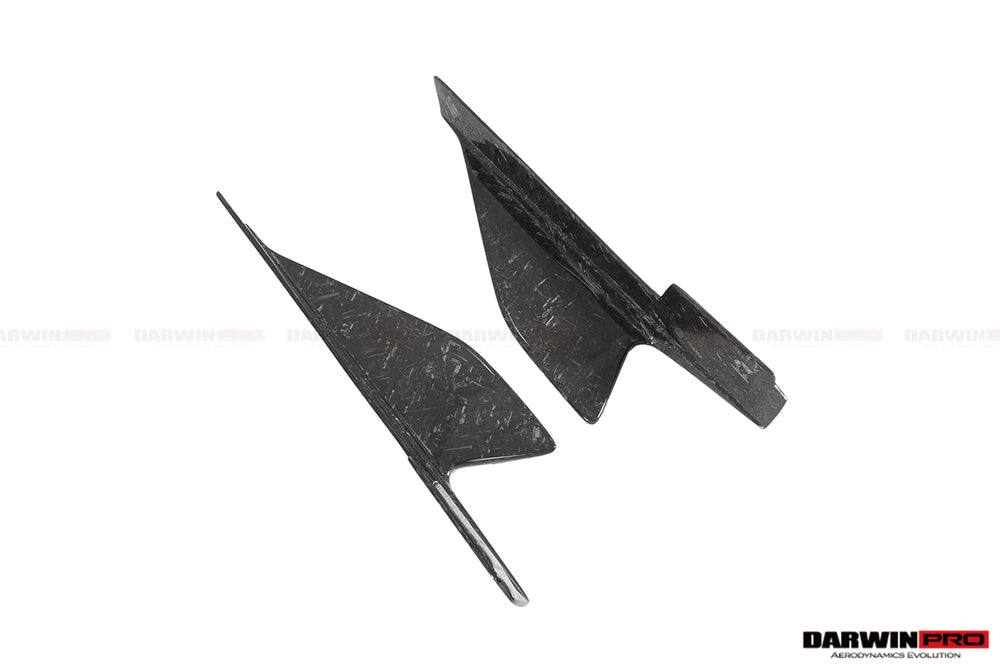 2010-2015 Ferrari 458 Coupe    Spider Speciale Style Carbon Fiber Side Skirts Canards - DarwinPRO Aerodynamics